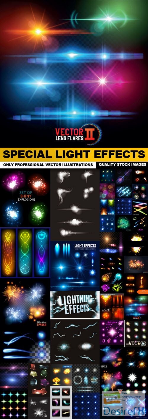 Special Light Effects Collection - 44 Vector
