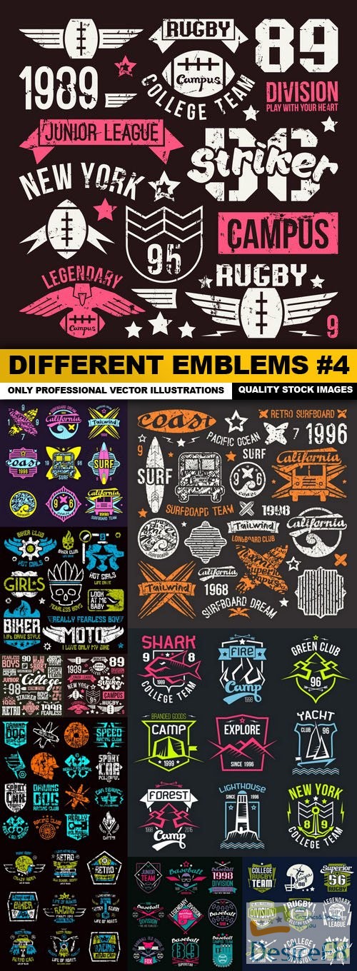 Different Emblems #4 - 10 Vector