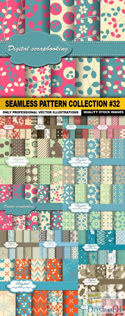 Seamless Pattern Collection #32 - 15 Vector