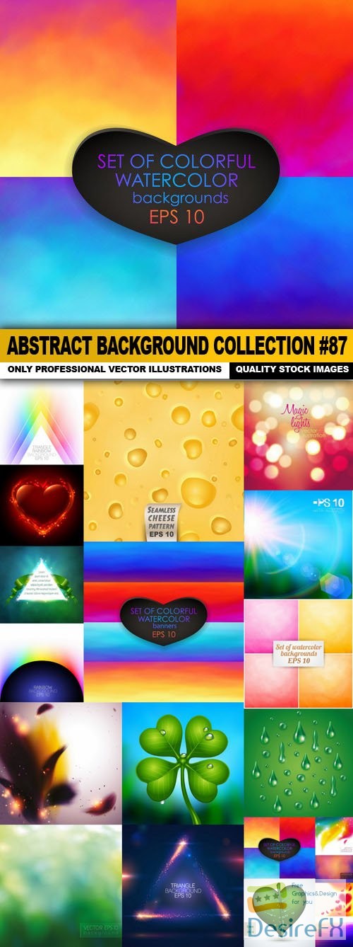 Abstract Background Collection #87 - 20 Vector