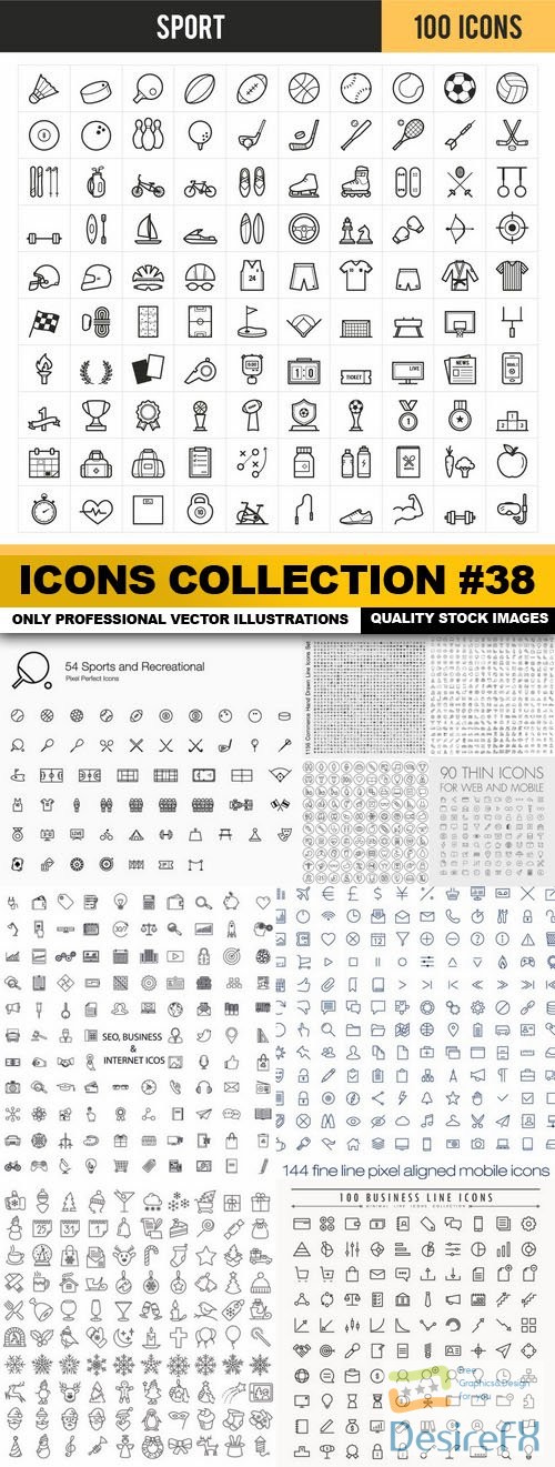 Icons Collection #38 - 10 Vector