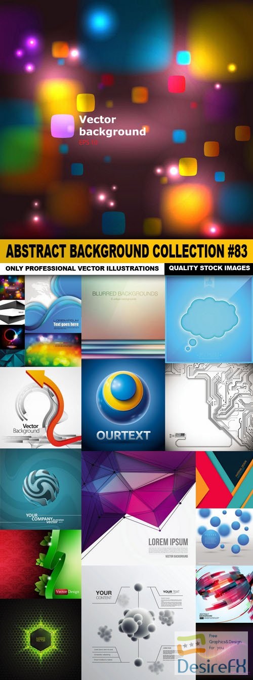 Abstract Background Collection #83 - 20 Vector