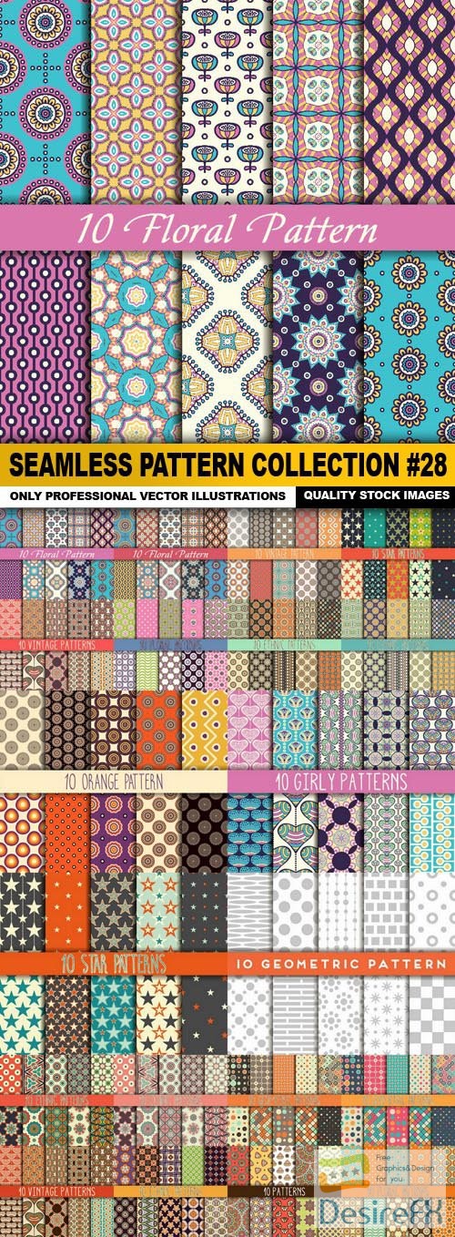 Seamless Pattern Collection #28 - 20 Vector