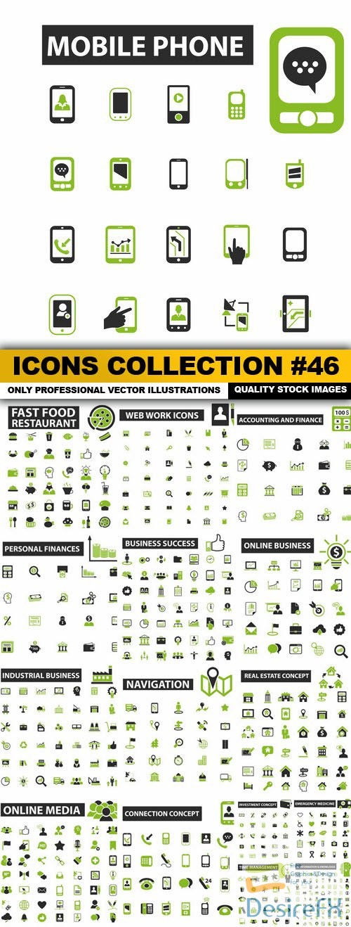Icons Collection #46 - 17 Vector