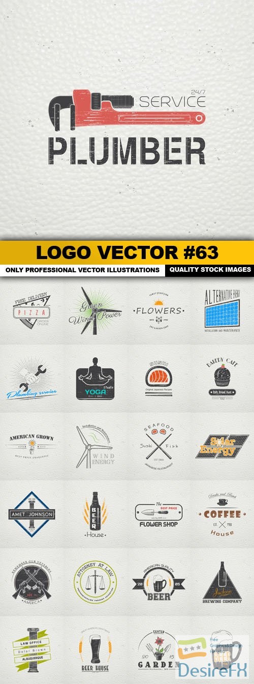 Logo Vector #63 - 25 Vector