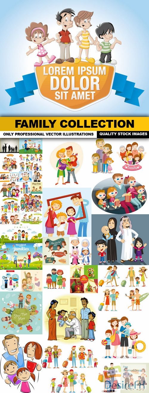Family Collection - 39 Vector