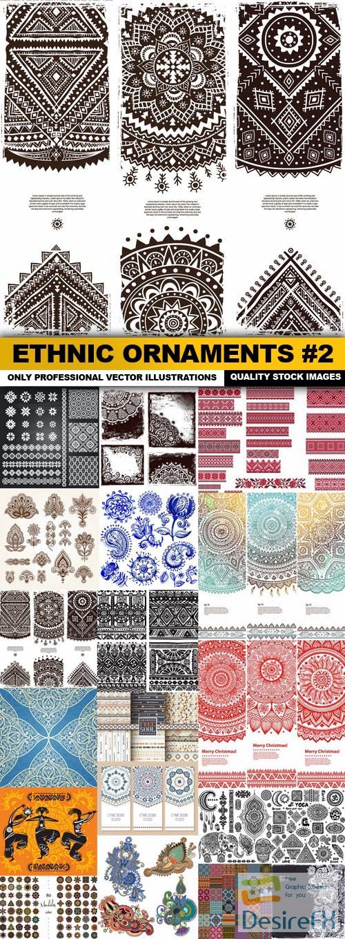 Ethnic Ornaments #2 - 20 Vector