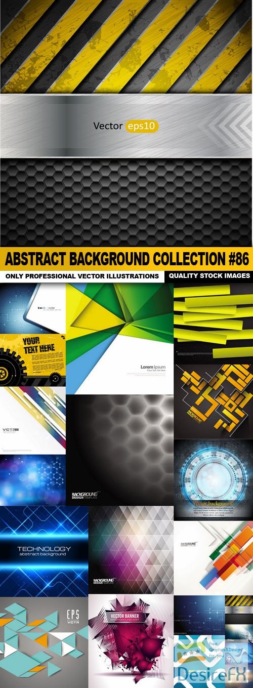 Abstract Background Collection #86 - 20 Vector