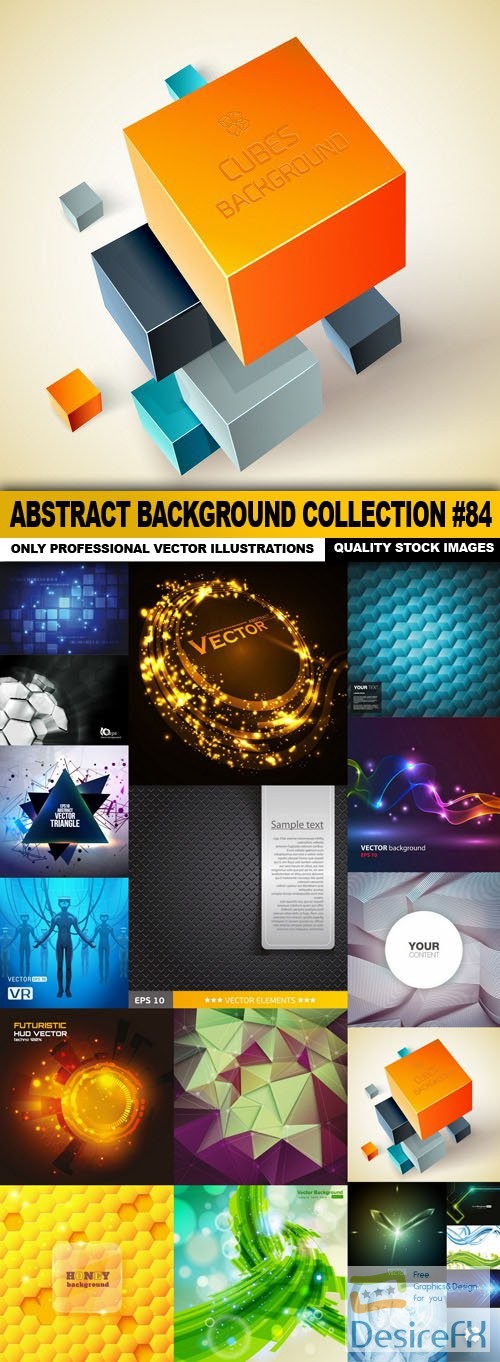 Abstract Background Collection #84 - 20 Vector