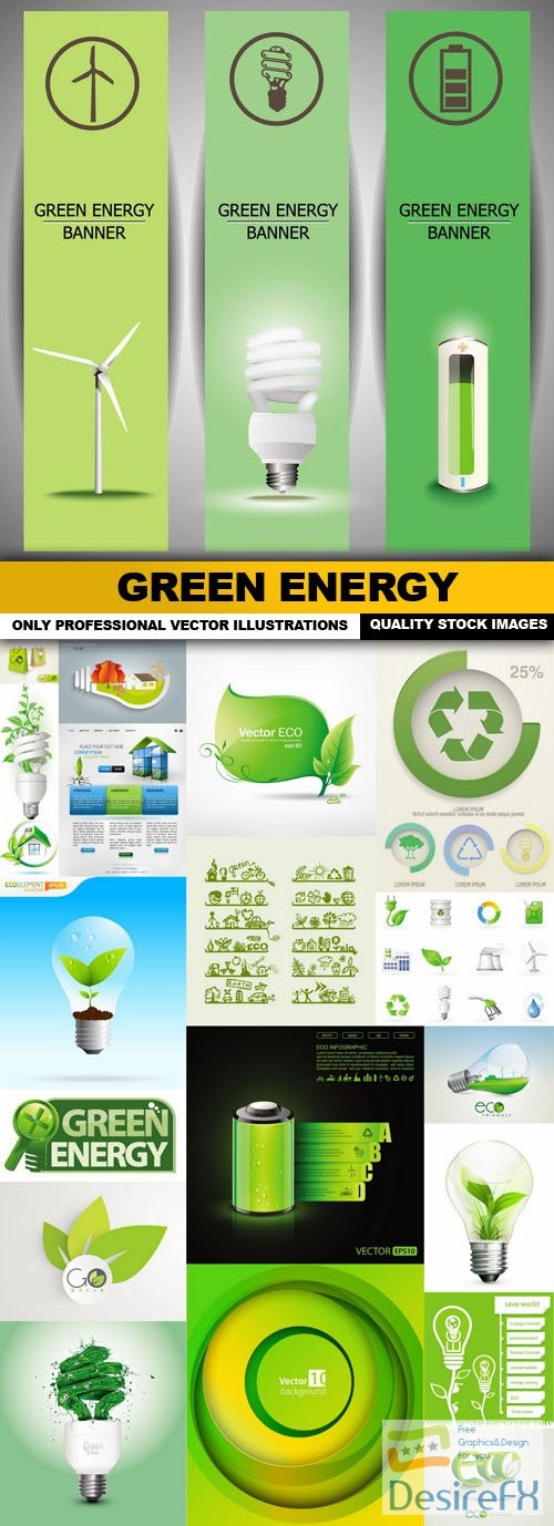 Green Energy - 20 Vector