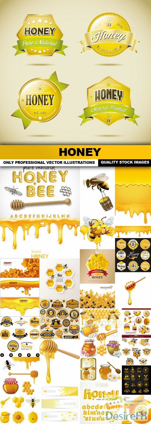 Honey - 26 Vector