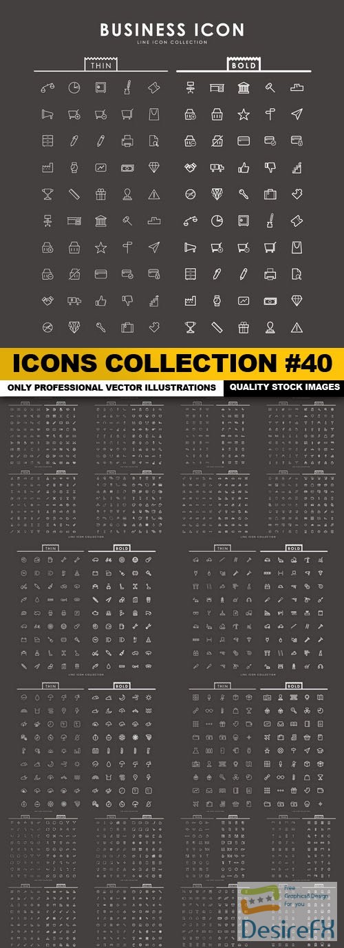 Icons Collection #40 - 22 Vector