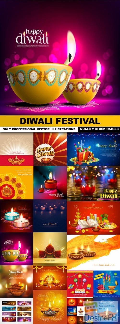 Diwali Festival - 20 Vector