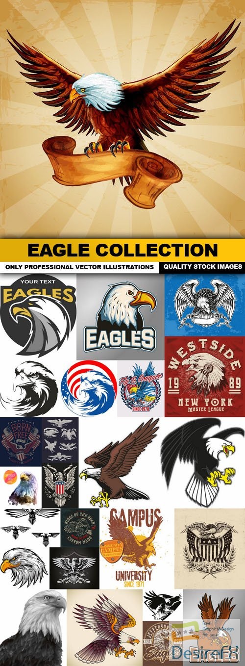 Eagle Collection - 25 Vector