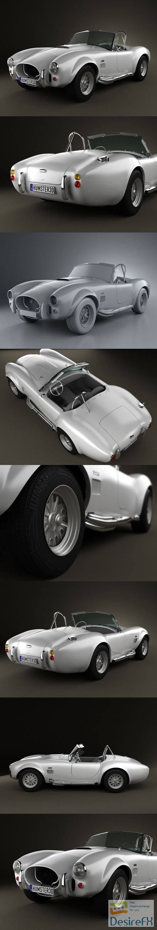AC Shelby Cobra 427 1965 3D Model