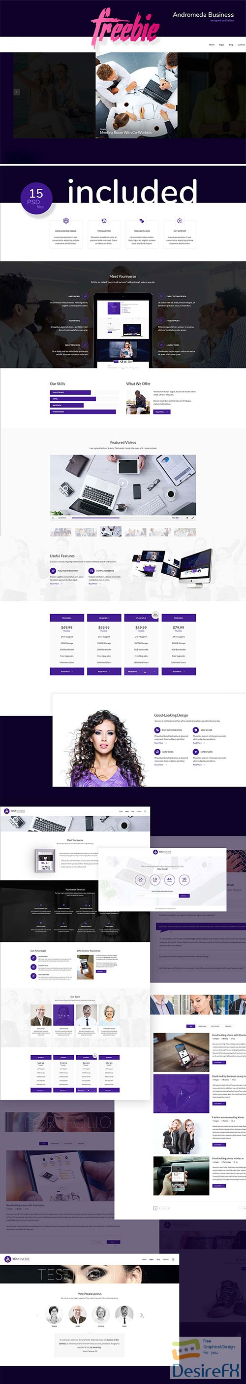 Andromeda Business Template