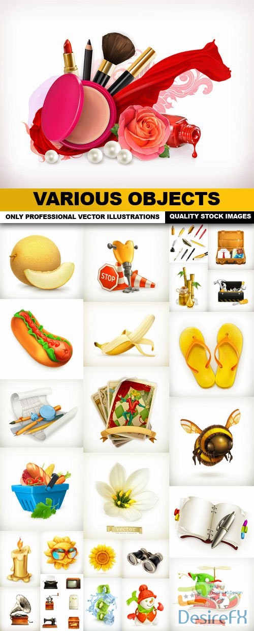 Various Objects - 25 Vector