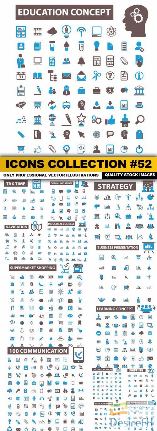 Icons Collection #52 - 15 Vector