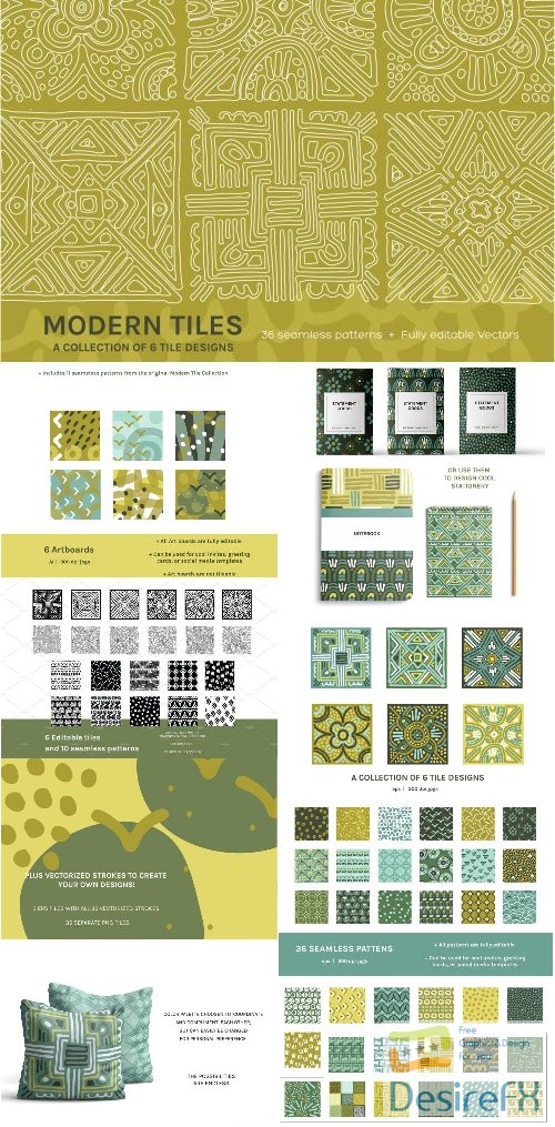 Full Modern Tile | Seamless Patterns - 2393910