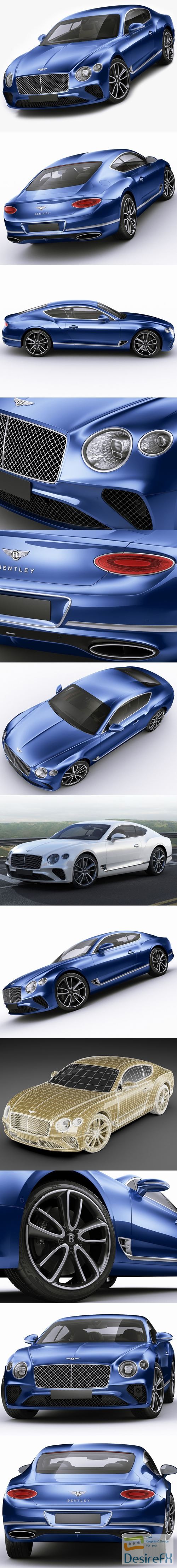Bentley Continental GT 2018 3D model
