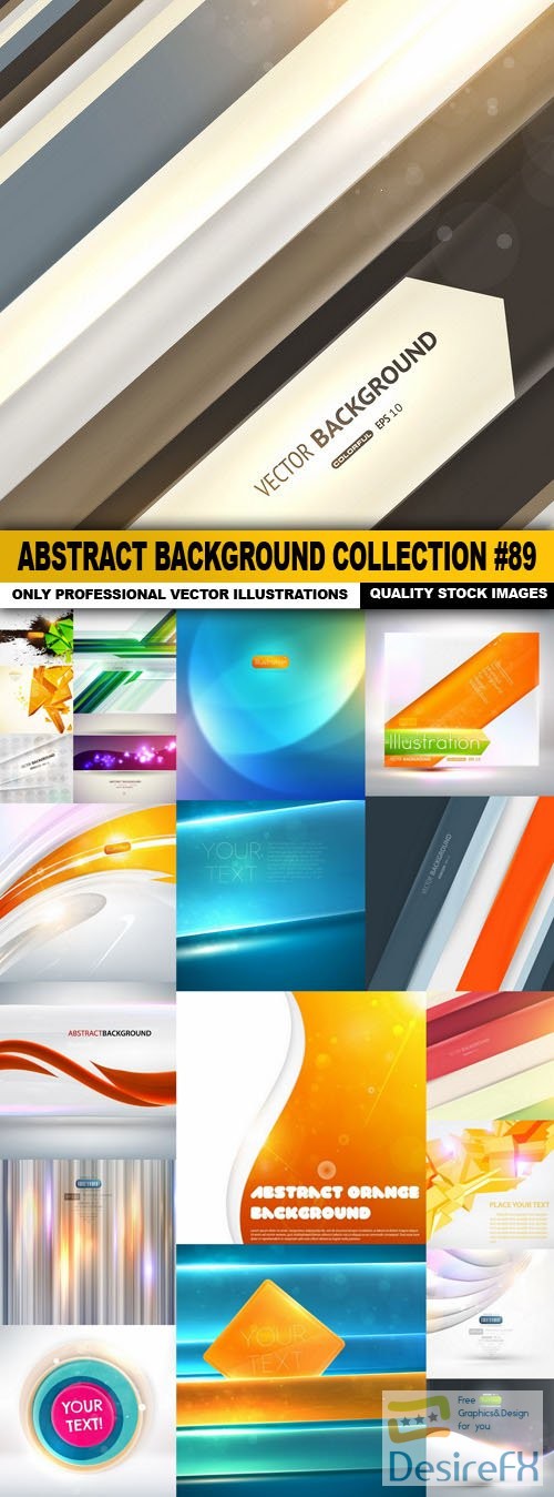 Abstract Background Collection #89 - 20 Vector