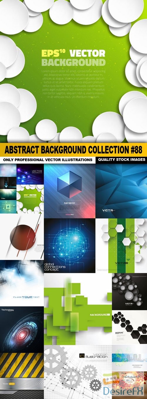 Abstract Background Collection #88 - 20 Vector
