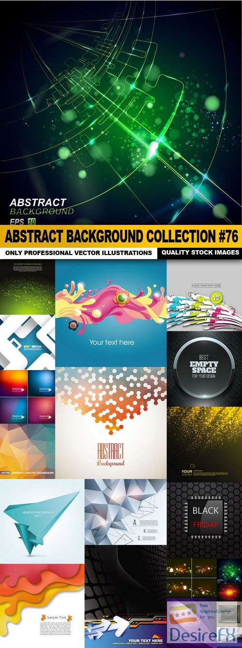 Abstract Background Collection #76 - 20 Vector