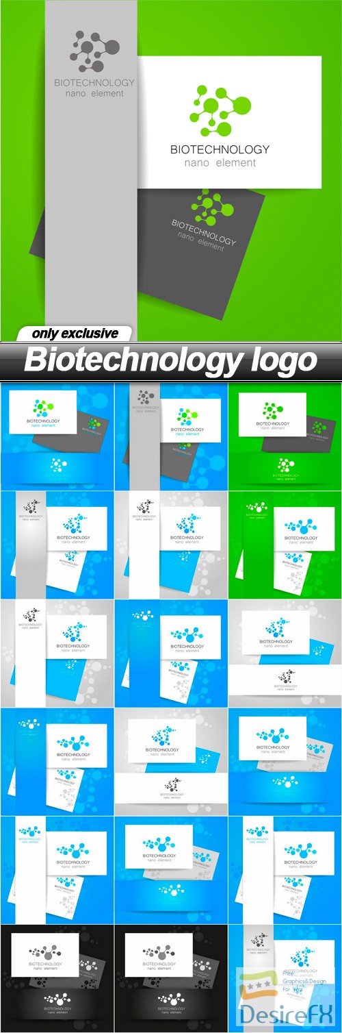 Biotechnology logo - 19 EPS