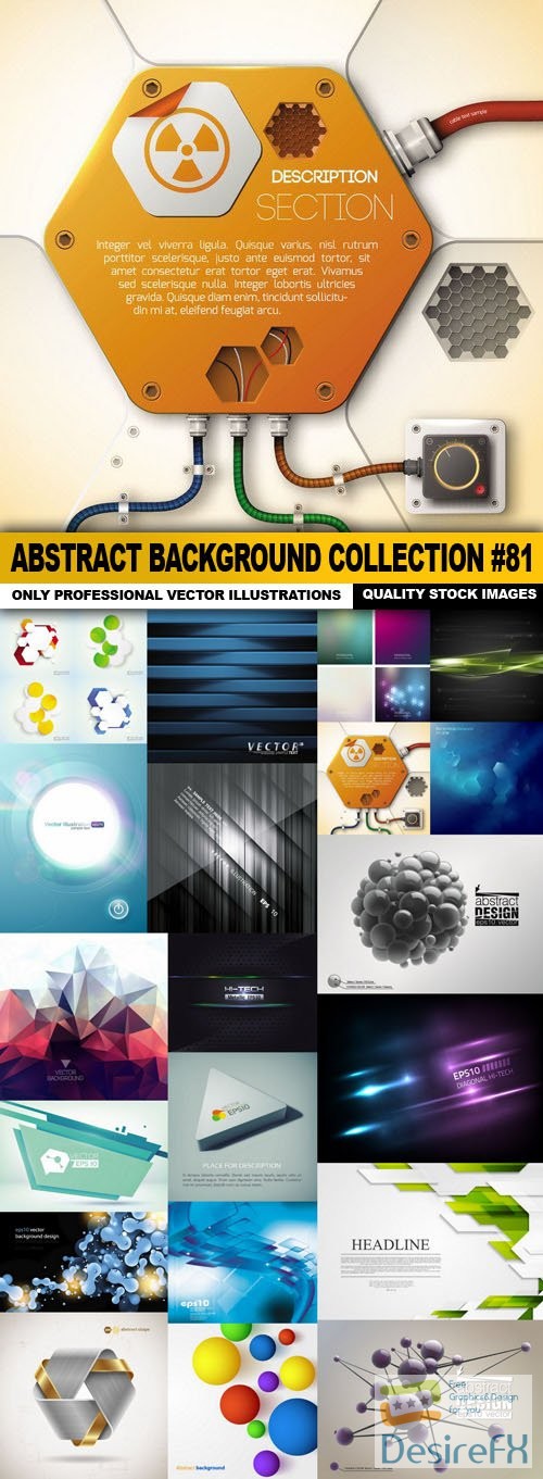 Abstract Background Collection #81 - 20 Vector
