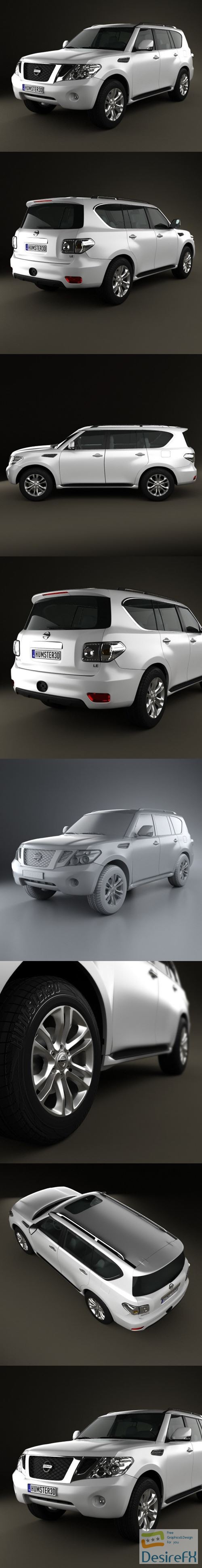Nissan Patrol 2011 3D model