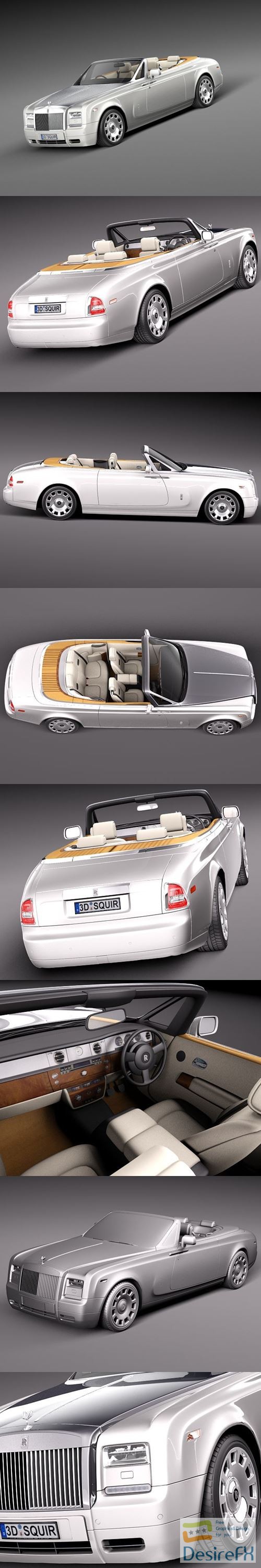 Rolls-Royce Phantom Drophead Coupe 2013 3D Model