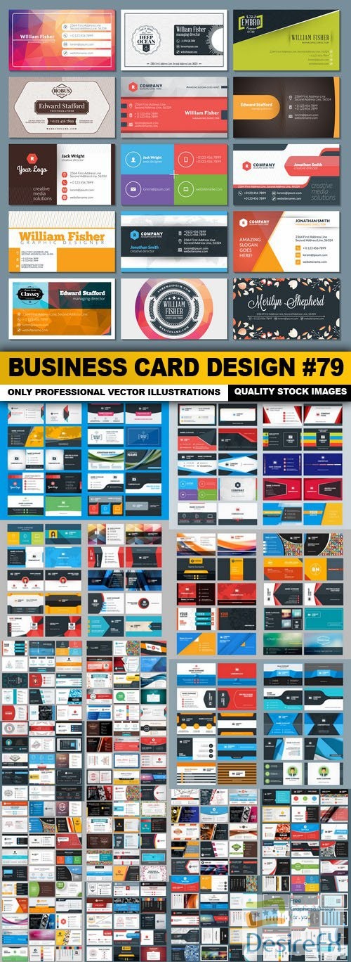 Business Card Design #79 - 22 Vector
