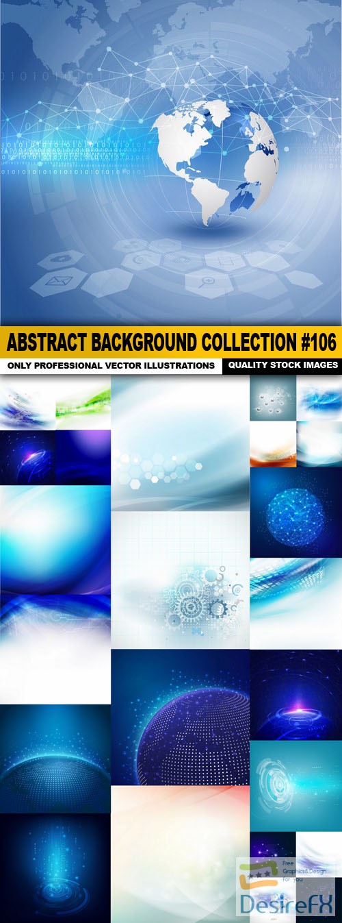 Abstract Background Collection #106 - 25 Vector