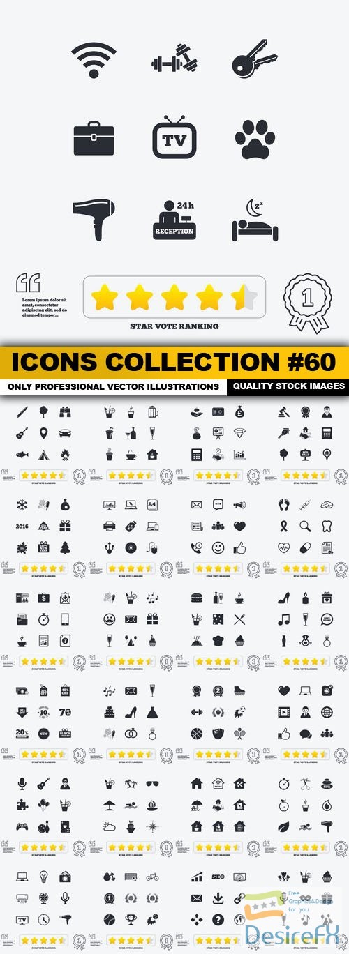Icons Collection #60 - 25 Vector