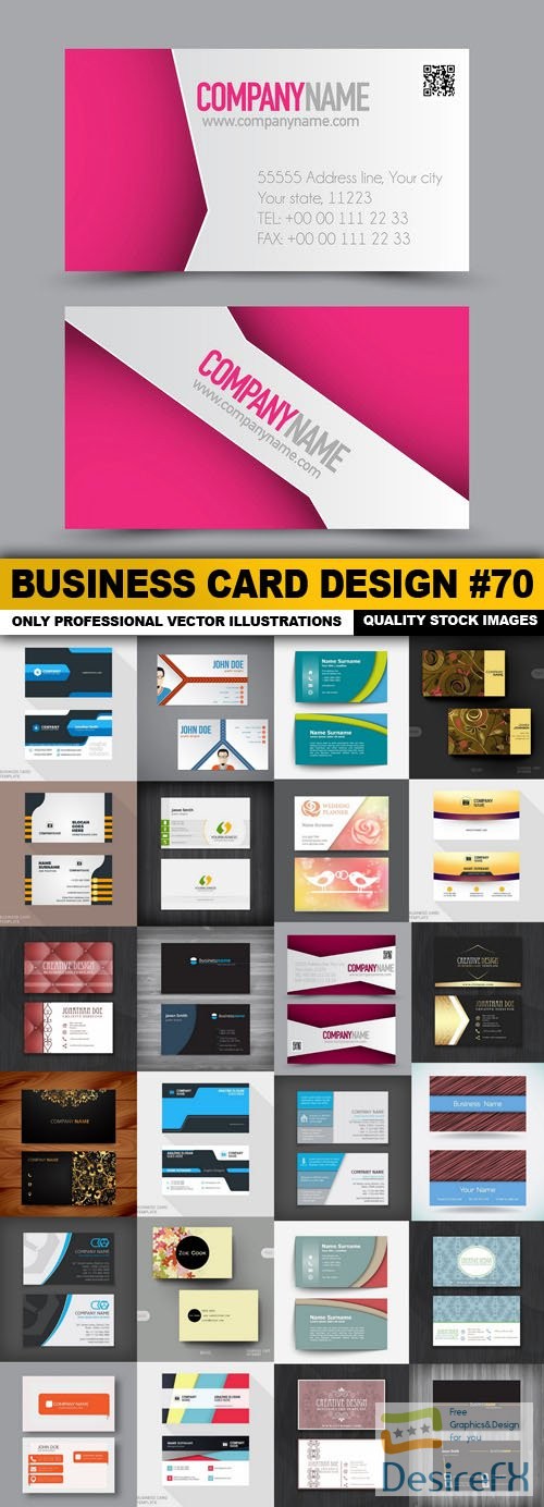 Business Card Design #70 - 25 Vector