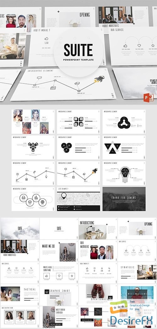 Suite Powerpoint Template