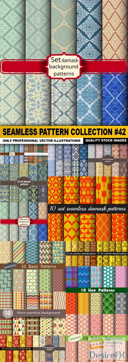 Seamless Pattern Collection #42 - 15 Vector