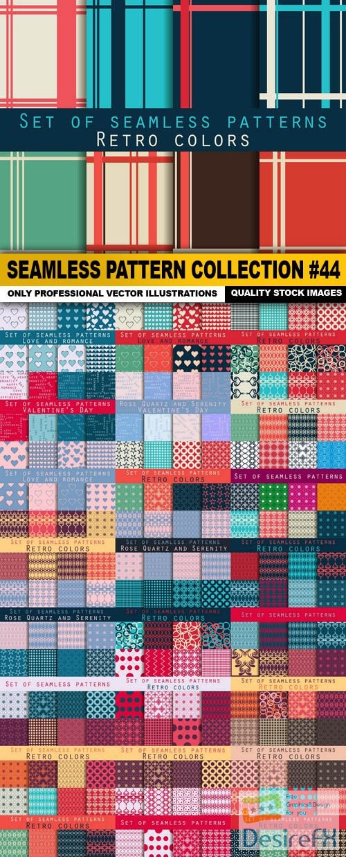 Seamless Pattern Collection #44 - 25 Vector