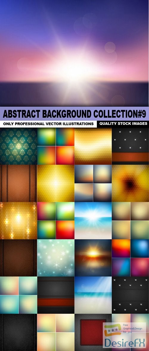 Abstract Background Collection#9 - 25 Vector