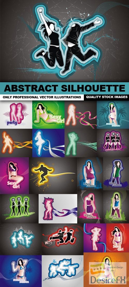 Abstract Silhouette - 25 Vector