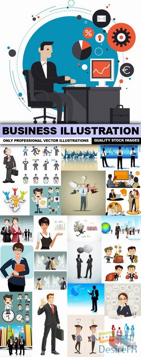 Business Illustration - 25 Vector