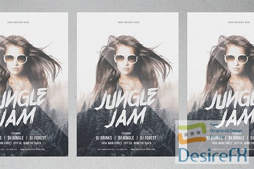PSD Jungle Jam Flyer