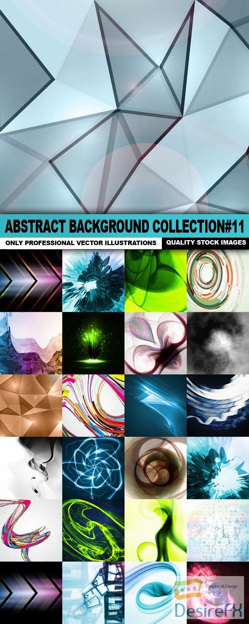 Abstract Background Collection#11 - 25 Vector