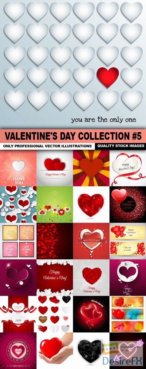 Valentine's Day Collection #5 - 25 Vector
