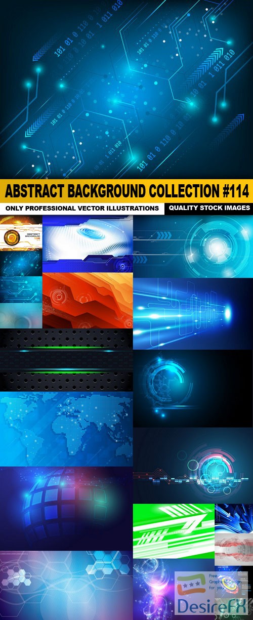 Abstract Background Collection #114 - 20 Vector