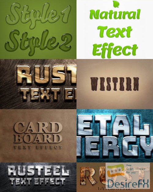 50+ New Fascinating Photoshop Text Styles