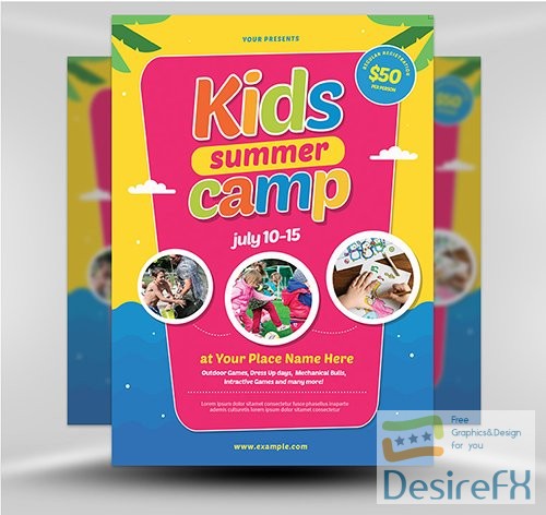 Kids Summer Camp PSD