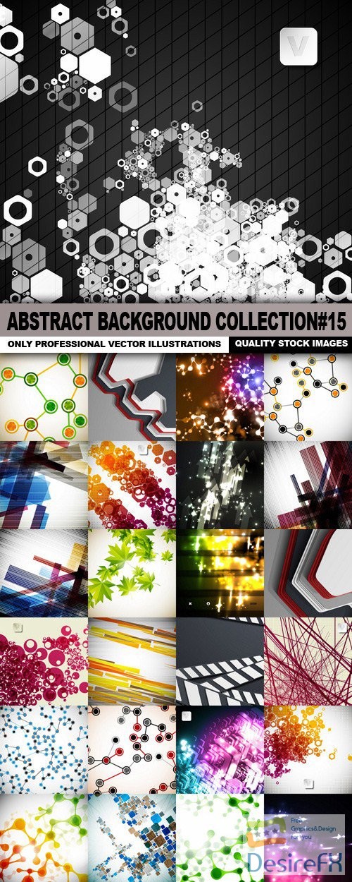 Abstract Background Collection#15 - 25 Vector