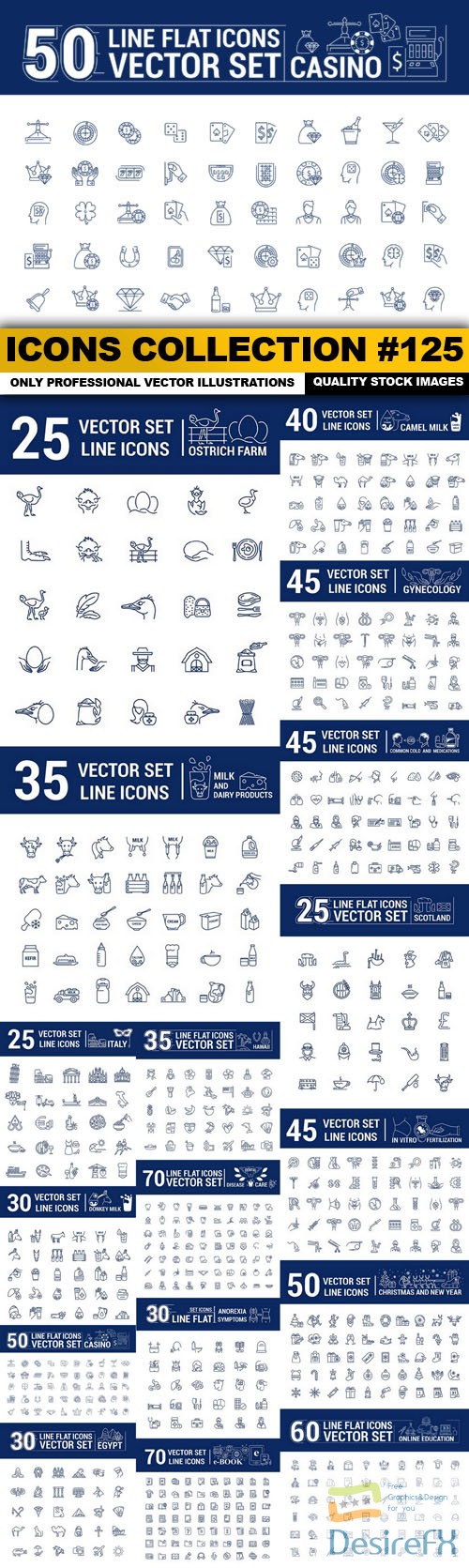 Icons Collection #125 - 17 Vector