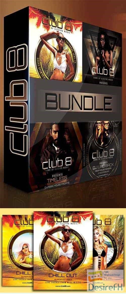 Club 8 Flyer Bundle 2776143